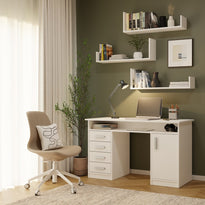 Półki Wiszące KOBI Do Salonu Do Pokoju BIAŁY