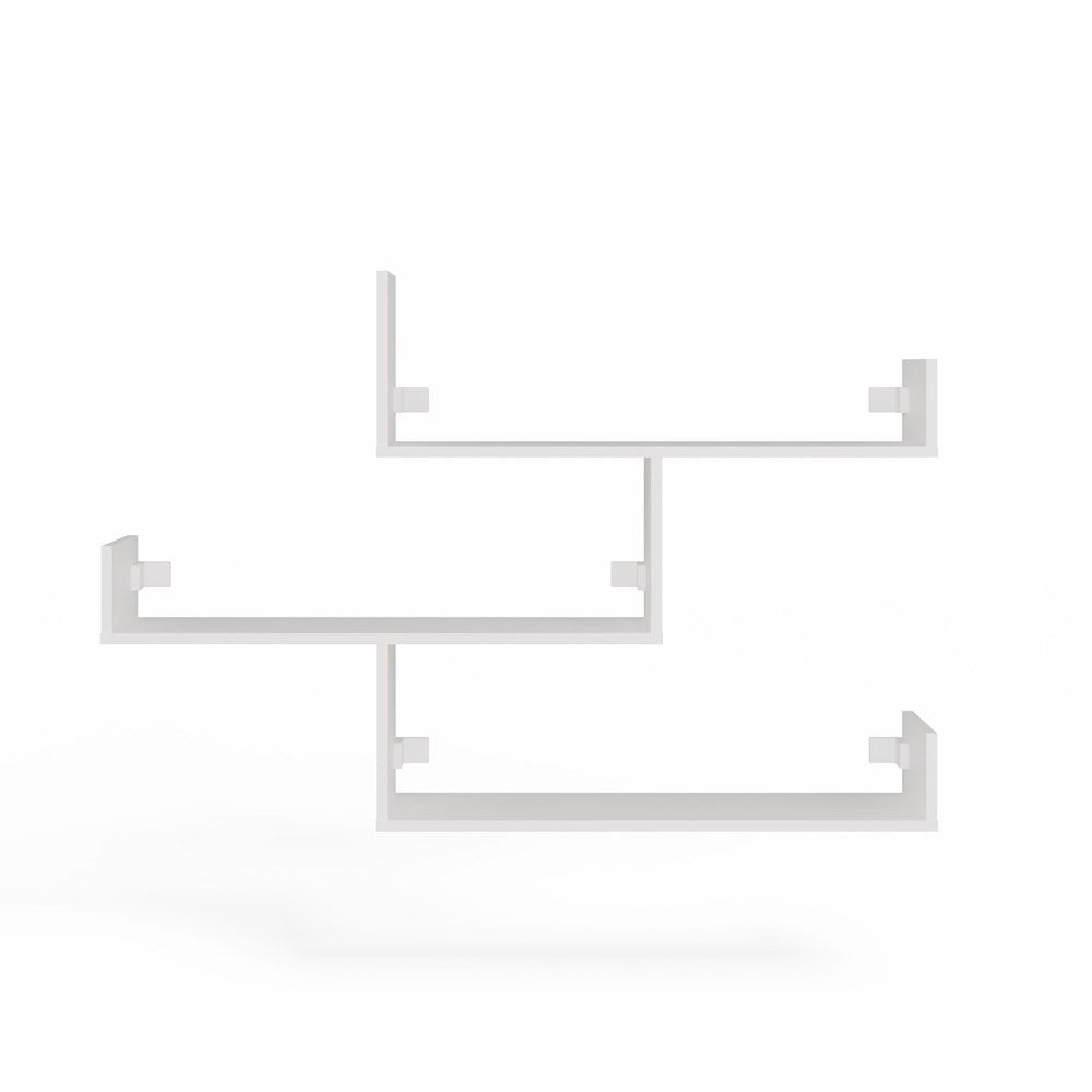 Półki Wiszące KOBI Do Salonu Do Pokoju BIAŁY