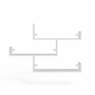 Półki Wiszące KOBI Do Salonu Do Pokoju BIAŁY