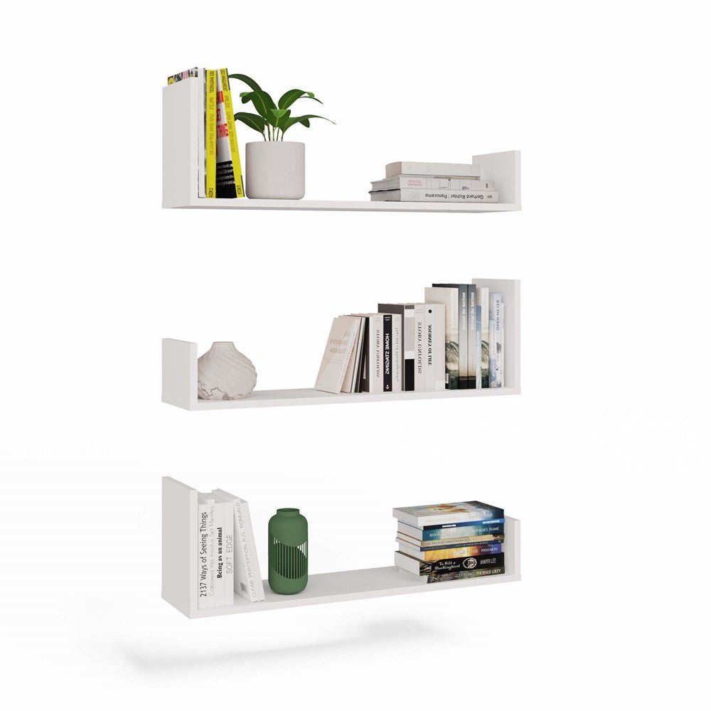 Półki Wiszące KOBI Do Salonu Do Pokoju BIAŁY