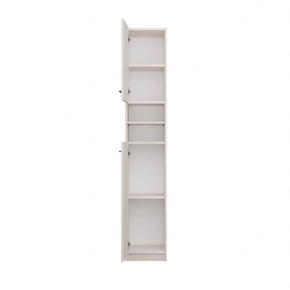 Szafka Łazienkowa Słupek 32 cm MARBELA 1.0 Regał Słupek 2 Drzwi KASZMIR BEŻ