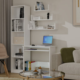 KOMPLET 3 x PÓŁKA WISZĄCA ŚCIENNA MOBI 3P BIEL