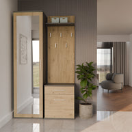GARDEROBA DUO ANTRACYT DĄB ARTISAN