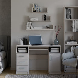 Półka Wisząca MOBI 3P Komplet 3x – Nowoczesne Półki Ścienne KASZMIR BEŻ