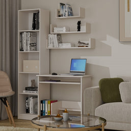 Półka Wisząca MOBI 3P Komplet 3x – Nowoczesne Półki Ścienne KASZMIR BEŻ