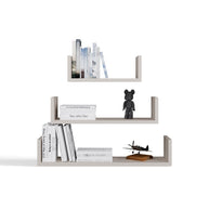 Półka Wisząca MOBI 3P Komplet 3x – Nowoczesne Półki Ścienne KASZMIR BEŻ