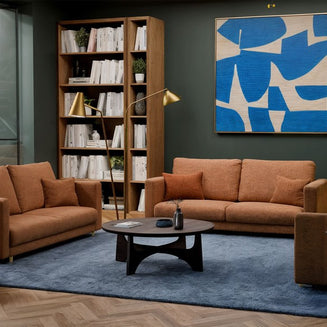 SOFA LINA 3-OSOBOWA Z FUNKCJĄ SPANIA TERAKOTA DO SALONU DO POKOJU