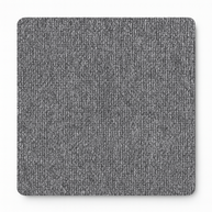 Fotel Bujany VIBE Ogrodowy z Poduszką Stalowy Czarny Szary 115 Cm