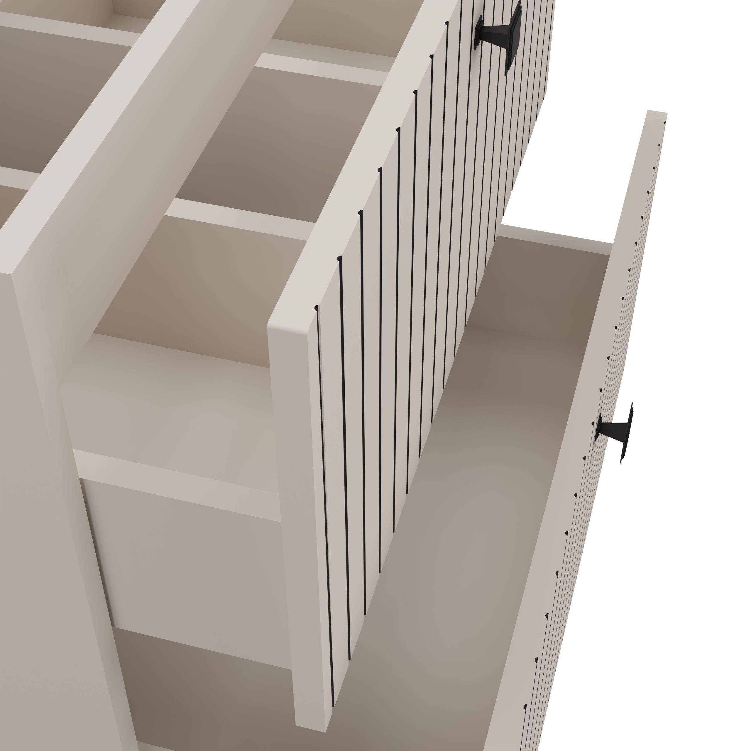 SZAFKA POD UMYWALKĘ TIGO 60 2S KASZMIR RYFLOWANY FRONT