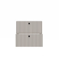 SZAFKA POD UMYWALKĘ TIGO 60 2S KASZMIR RYFLOWANY FRONT + UMYWALKA