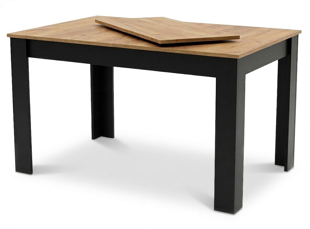 Stół NP 120-160x80 Craft nogi czarne