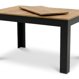 Stół NP 120-160x80 Craft nogi czarne