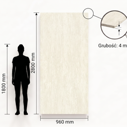 CORESTONE SPC - TRACERTINE IVORY 2,8m x 0,96m