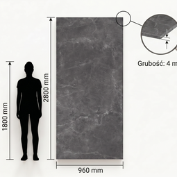 CORESTONE SPC - GRAPHITE 2,8m x 0,96m