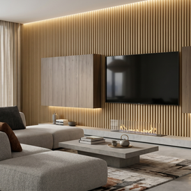 CORESTONE SPC 3D WALL PANEL - WOOD HONEY OAK 2,75m x 0,16m
