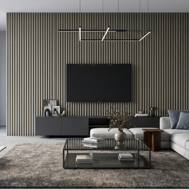 CORESTONE SPC 3D WALL PANEL - WOOD LIGHT BEIGE 2,75m x 0,16m