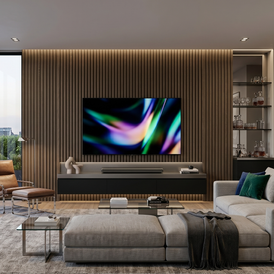 CORESTONE SPC 3D WALL PANEL - LINEN DARK BROWN 2,75m x 0,16m