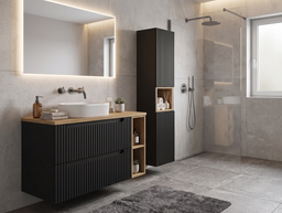 ZESTAW MEBLI ŁAZIENKOWYCH NOVA BLACK - 100 cm