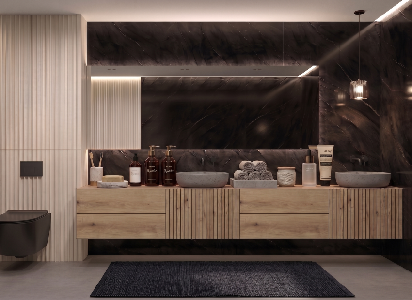 CORESTONE SPC - MARBLE BLACK 2,8m x 0,96m (zestaw 5 płyt)