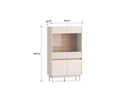 Dunea 03 cashmere / dąb cremona torro - witryna 2D2W - PR_DUNEA_03_F.jpg