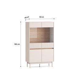 Dunea 03 cashmere / dąb cremona torro - witryna 2D2W - PR_DUNEA_03_F.jpg
