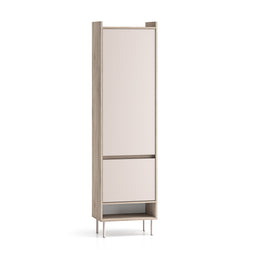 Voco 01 dąb cremona terracotta / cashmere - szafa 2DL/P - PR_VOCO_01_A.jpg