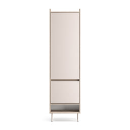 Voco 01 dąb cremona terracotta / cashmere - szafa 2DL/P - PR_VOCO_01_B.jpg