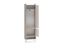 Voco 01 dąb cremona terracotta / cashmere - szafa 2DL/P - PR_VOCO_01_E.jpg