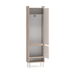 Voco 01 dąb cremona terracotta / cashmere - szafa 2DL/P - PR_VOCO_01_E.jpg