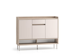 Voco 02 dąb cremona terracotta / cashmere - komoda 3D1S - PR_VOCO_02_A.jpg