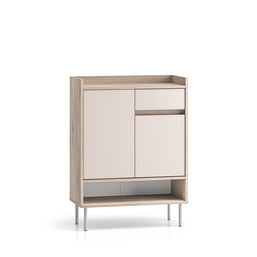 Voco 03 dąb cremona terracotta / cashmere - szafka 2D1S - PR_VOCO_03_A.jpg