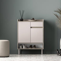 Voco 03 dąb cremona terracotta / cashmere - szafka 2D1S - PR_VOCO_03_C.jpg