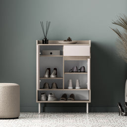 Voco 03 dąb cremona terracotta / cashmere - szafka 2D1S - PR_VOCO_03_D.jpg