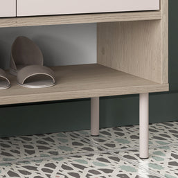 Voco 03 dąb cremona terracotta / cashmere - szafka 2D1S - PR_VOCO_03_H.jpg