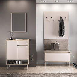 Voco 03 dąb cremona terracotta / cashmere - szafka 2D1S - PR_VOCO_03_J.jpg