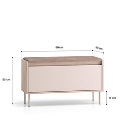 Voco 05 dąb cremona terracotta / cashmere - szafka 1K - PR_VOCO_05_F.jpg