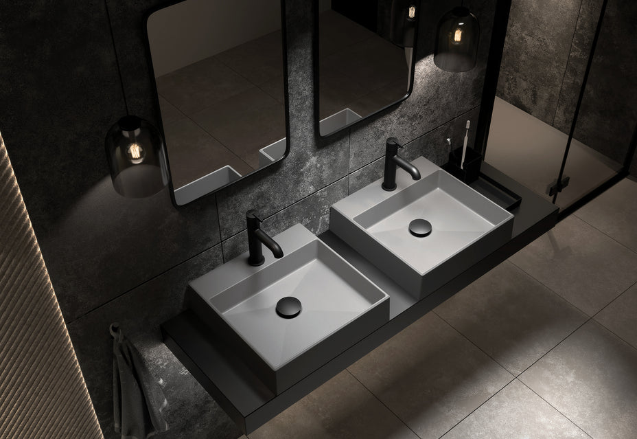 Umywalka granitowa nablatowa z miejscem na baterię - 400x400 mm - RGB_BQS_N20M%2C%20CQR_SU4S%2C%20ADI_N111%2C%20NHC_N10U%2C%20ADM_N801.jpg