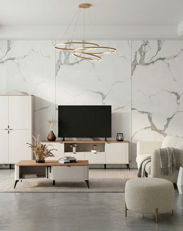 CORESTONE SPC - MARBLE CALCUTTA 2,8m x 0,96m (zestaw 5 płyt)