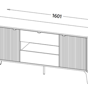 KOMODA BELUCI KM1 - KASZMIR / DĄB CRAFT