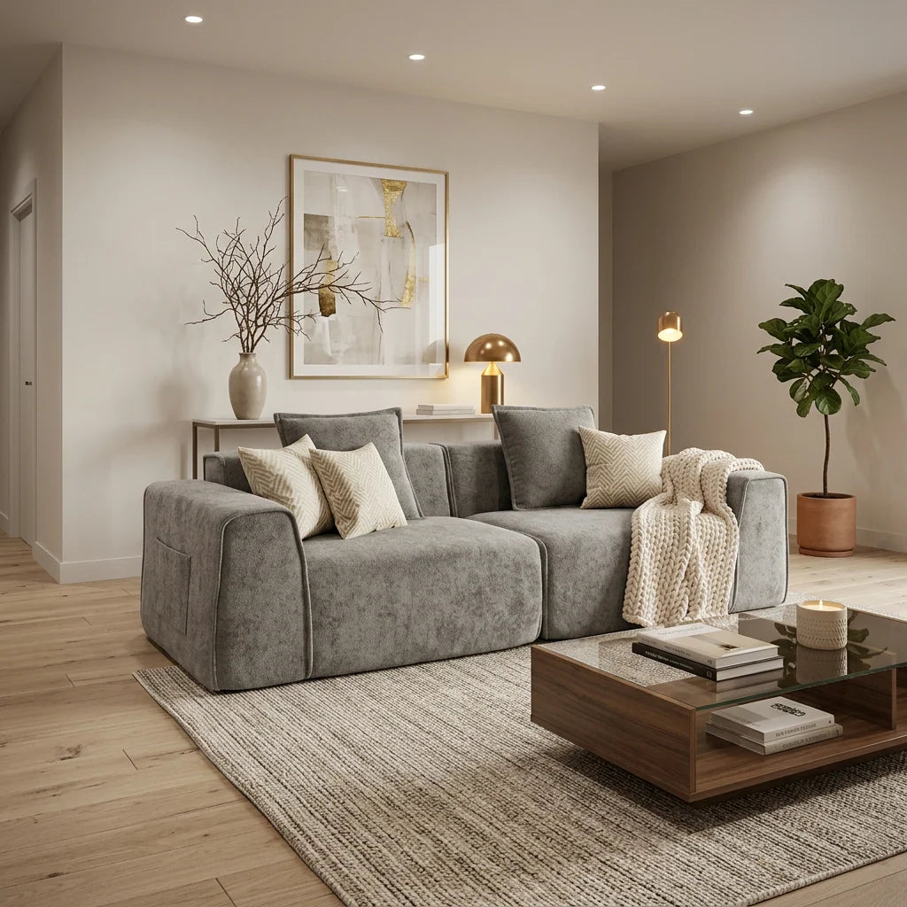 SOFA KOMPRESYJNA SZARA