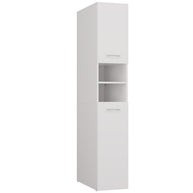 SZAFKA Łazienkowa Słupek POLA 32 BIAŁY 180 cm Głębokość 64 cm 2 Drzwi Półki
