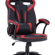 FOTEL OBROTOWY GAMINGOWY KRZESŁO DRIFT CZERWONY