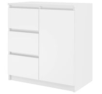 KOMODA 1D3S SZAFKA 1 DRZWI 3 SZUFLADY BIAŁA