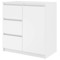 KOMODA 1D3S SZAFKA 1 DRZWI 3 SZUFLADY BIAŁA