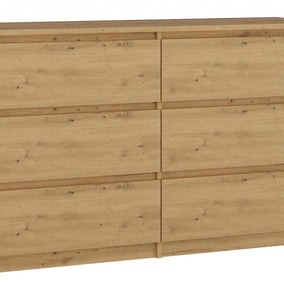 KOMODA SZAFKA KARO 6 SZUFLAD K120 DĄB ARTISAN