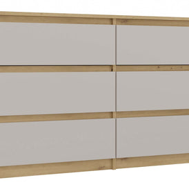 KOMODA MALWA M6 120 DĄB ARTISAN / KASZMIR