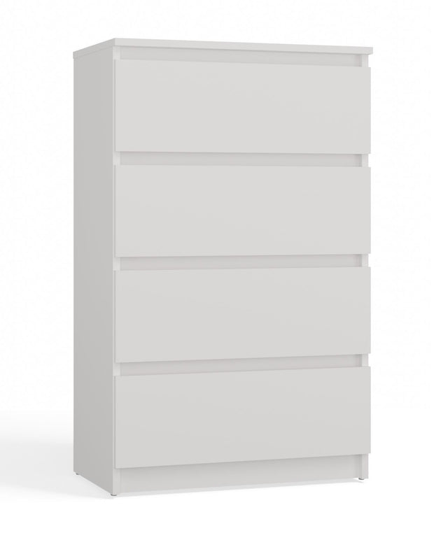 KOMODA SZAFKA 4 SZUFLADY MALWA M4 60 BIAŁY
