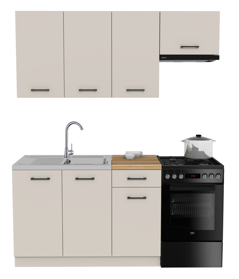 KUCHNIA VARIO 170CM KASZMIR/KASZMIR C10/BLAT EVOKE BEZ AGD