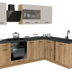 KUCHNIA VARIO 240X180CM KASZMIR/EVOKE C10/BLAT DISTRICT Z AGD