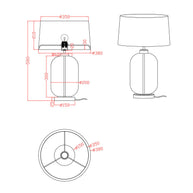 Lampa stołowa Amur czarno - transparentna 1xE27 - lampa-stolowa-amur-transparentna-lp-9191t-transparent-light-prestige-7.jpg
